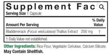 Bladderwrack Extract Capsules by Nature's Answer