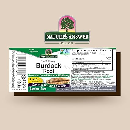 Burdock Root Alcohol Free Extract by Nature's Answer