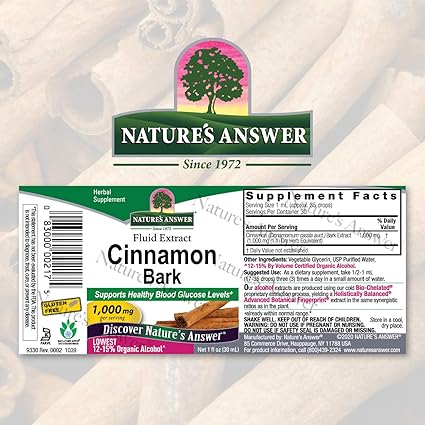 Cinnamon Bark Extract by Nature's Answer