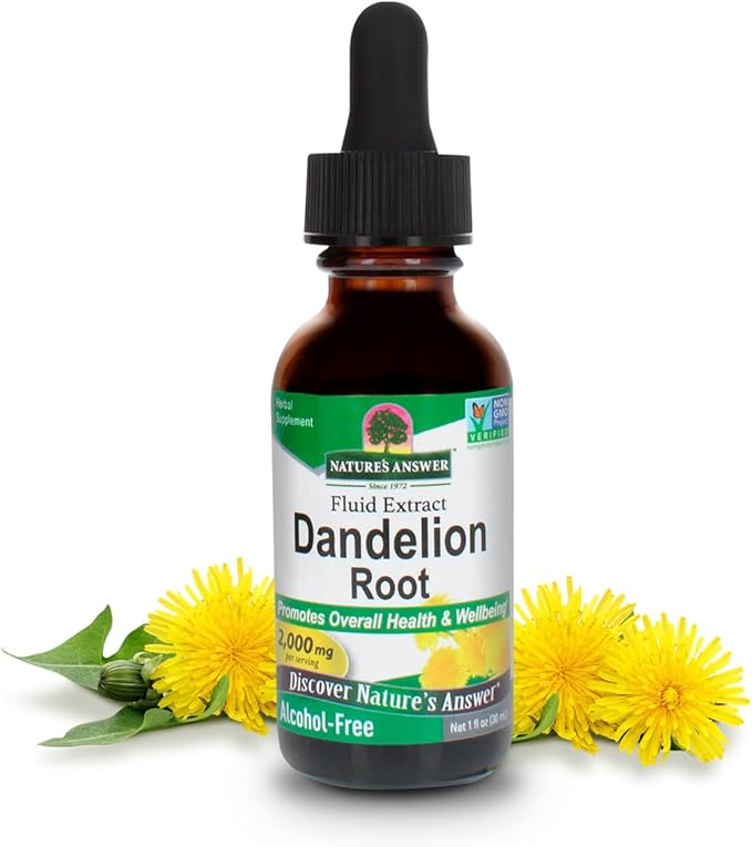 Dandelion Root Extract Alcohol Free by Nature's Answer