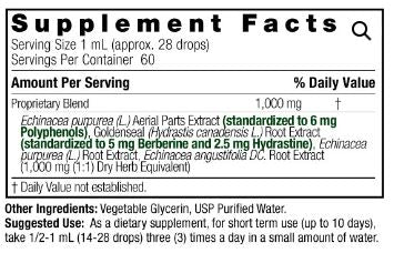 Echinacea & Goldenseal Alcohol Free Extract by Nature's Answer