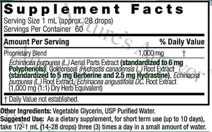 Echinacea & Goldenseal Alcohol Free Extract by Nature's Answer