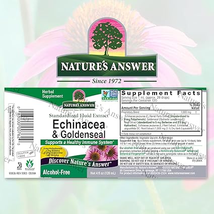 Echinacea & Goldenseal Alcohol Free Extract by Nature's Answer