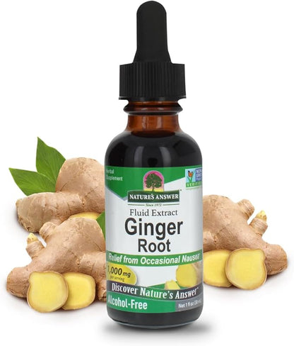 Ginger Root Alcohol Free Extract by Nature's Answer