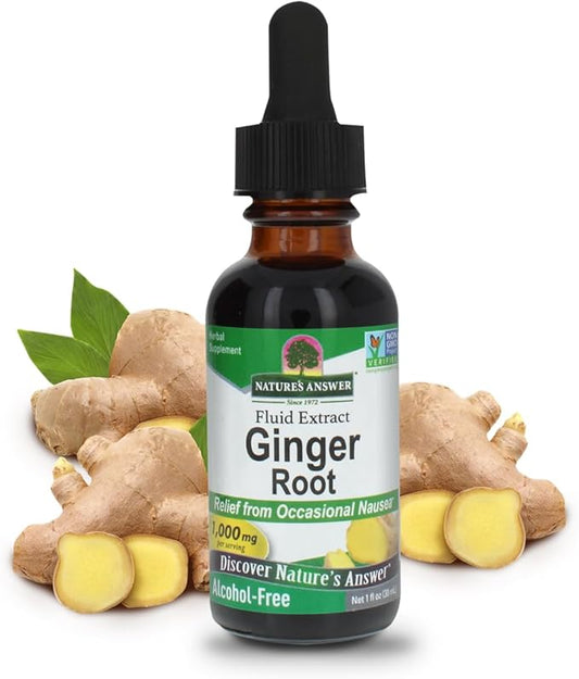 Ginger Root Alcohol Free Extract by Nature's Answer