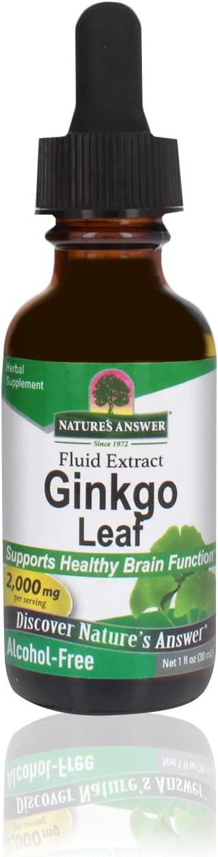 Ginkgo Biloba Alcohol Free Extract by Nature's Answer