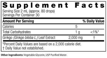 Ginkgo Biloba Alcohol Free Extract by Nature's Answer