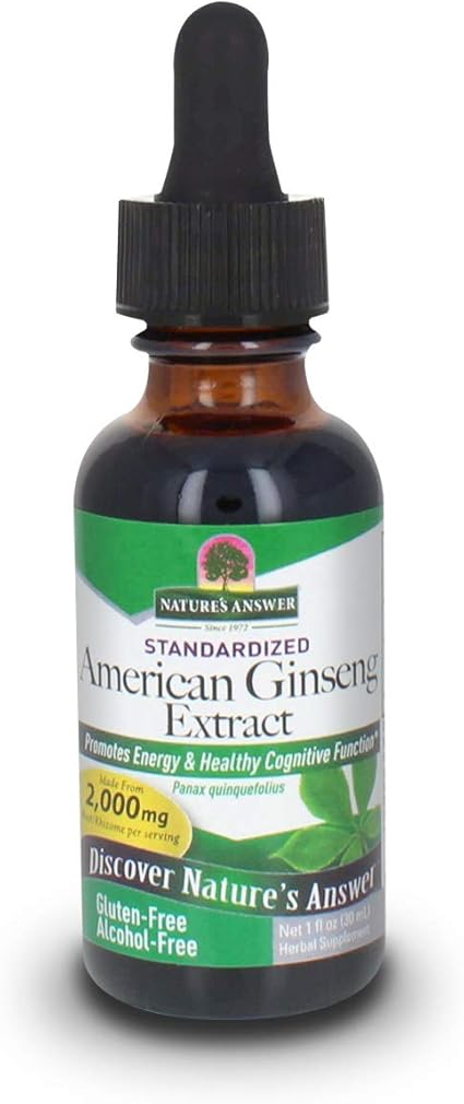 American Ginseng Alcohol Free Extract by Nature's Answer