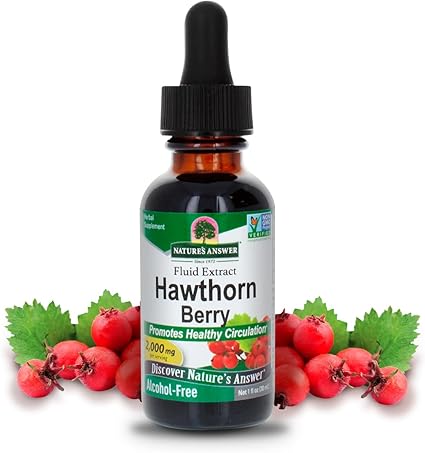 Hawthorn Berries Alcohol Free Extract by Nature's Answer