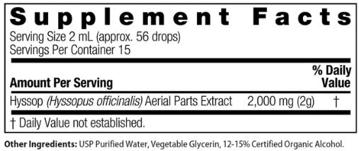 Hyssop Extract by Nature's Answer