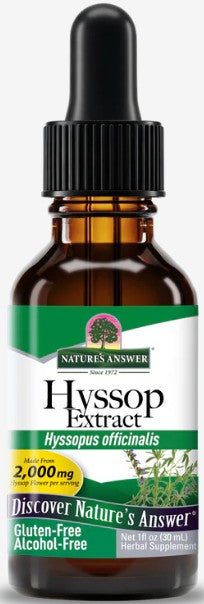 Hyssop Alcohol Free Extract by Nature's Answer
