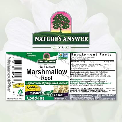 Marshmallow Alcohol Free Extract by Nature's Answer