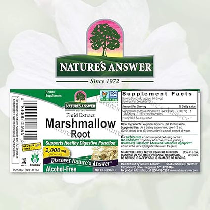 Marshmallow Alcohol Free Extract by Nature's Answer