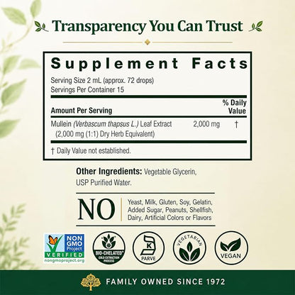 Mullein Alcohol Free Extract by Nature's Answer