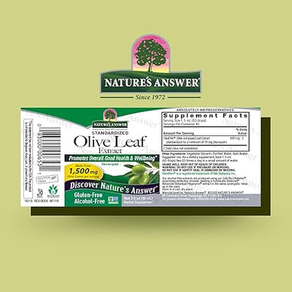 Oliopein Olive Leaf Alcohol Free Extract by Nature's Answer