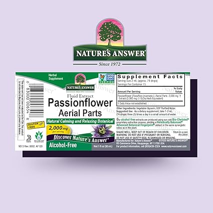 Passionflower Alcohol Free Extract by NAture's Answer