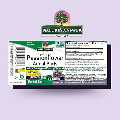 Passionflower Alcohol Free Extract by NAture's Answer