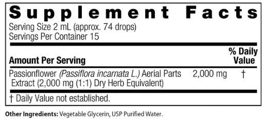 Passionflower Alcohol Free Extract by NAture's Answer