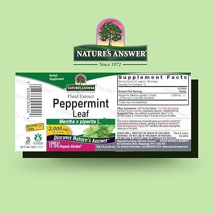 Peppermint Leaf Extract by Nature's Answer