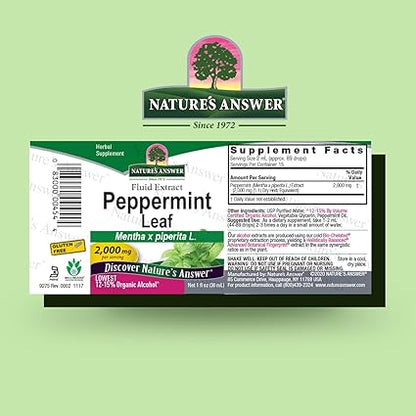 Peppermint Leaf Extract by Nature's Answer