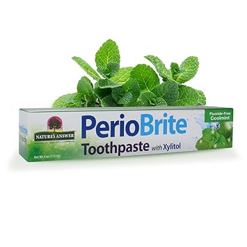 PerioBrite Cool Mint Toothpaste with Xylitol by Nature's Answer