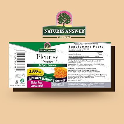 Pleurisy Root Extract by Nature's Answer