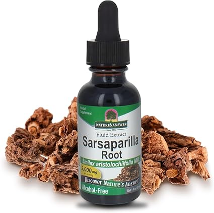 Sarsaparilla Alcohol Free Extract by Nature's Answer