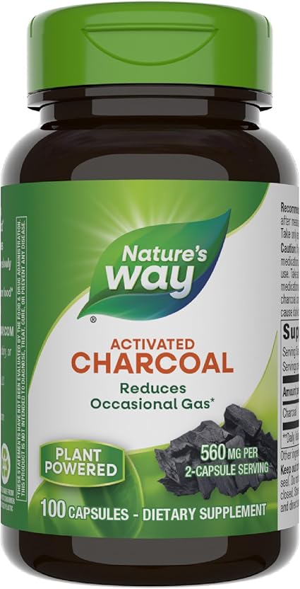 Activated Charcoal Capsules by Nature's Way
