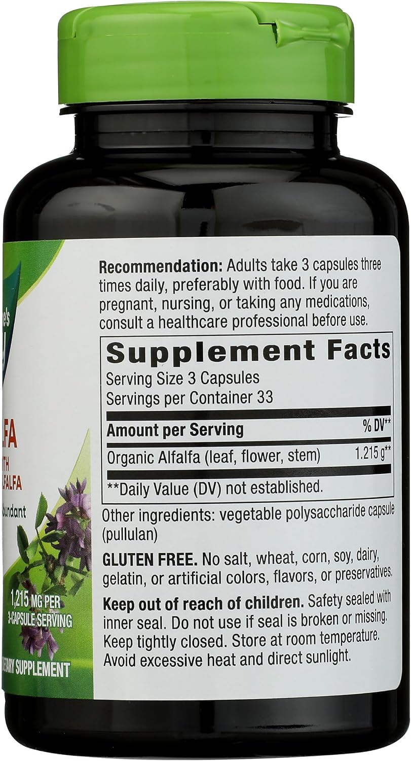 Alfalfa Leaves Capsules by Nature's Way