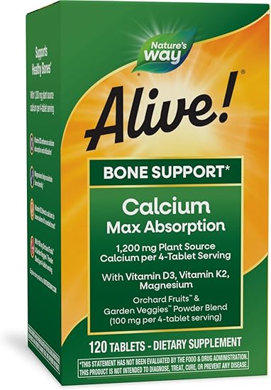 Alive Calcium Tablets by Nature's Way