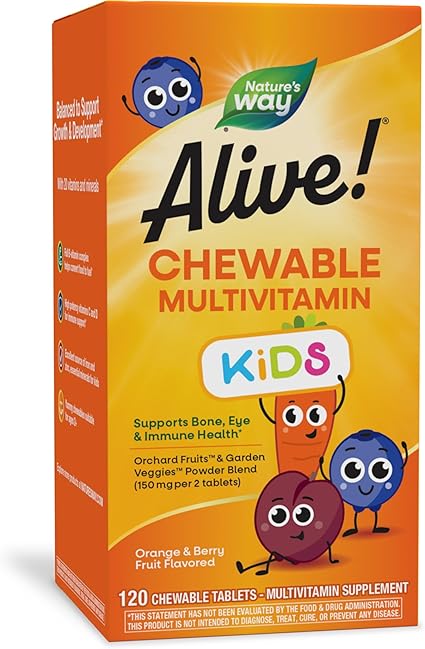 Alive Kids Multivitamin Berry Chewables by Nature's Way