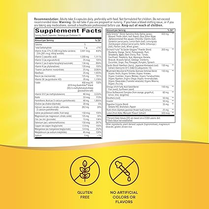 Alive Iron Free Multivitamin Capsules by Nature's Way