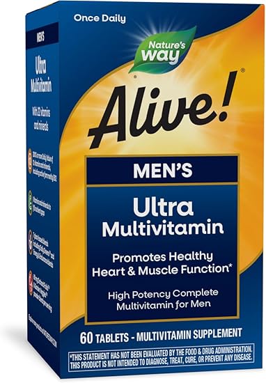 Alive One Daily Ultra Men's Multivitamin Tablets by Nature's Way