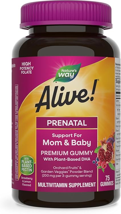 Alive Prenatal Multivitamin Gummies by Nature's Way