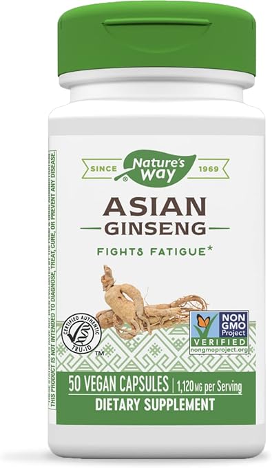 Asian Ginseng Capsules by Nature's Way