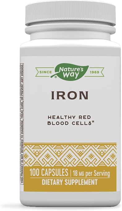Iron 18mg Capsules by Nature's Way
