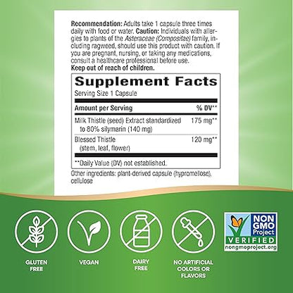 Milk Thistle Seed Extract Capsules by Nature's Way