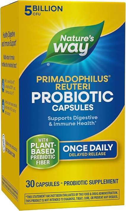 Primadophilus Reuteri Probiotic Capsules by Nature's Way