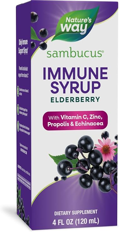 Sambucus Elderberry Immune Syrup 4oz by Nature's Way