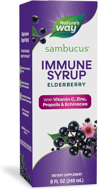Sambucus Elderberry Immune Syrup 8oz by Nature's Way
