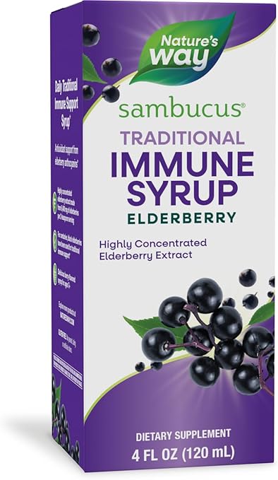 Sambucus Elderberry Syrup 4oz by Nature's Way