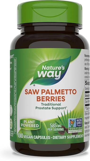 Saw Palmetto Berries Capsules by Nature's Way