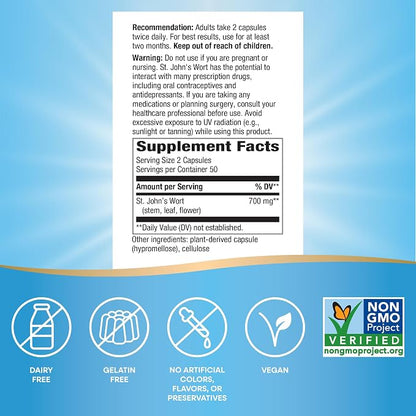 St John's Wort Capsules by Nature's Way