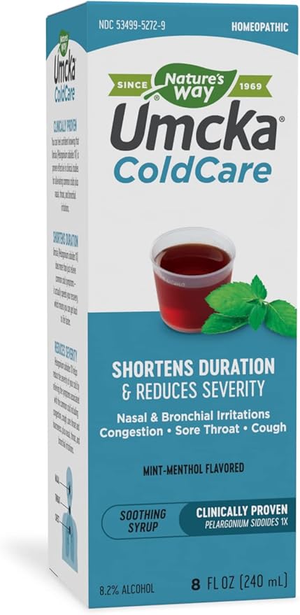 Umcka Cold Care Menthol Syrup by Nature's Way