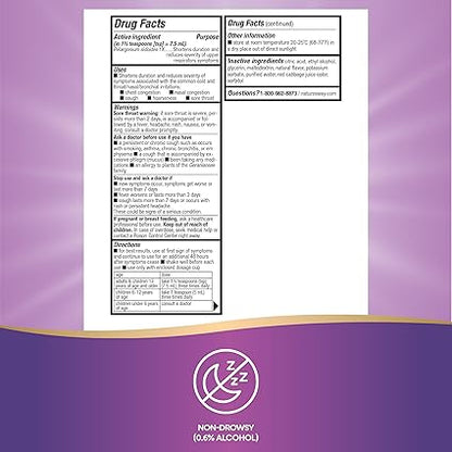 Umcka Sugar Free Grape Syrup by Nature's Way