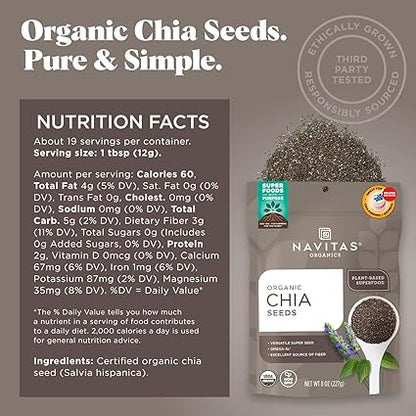 Organic Chia Seeds by Navitas