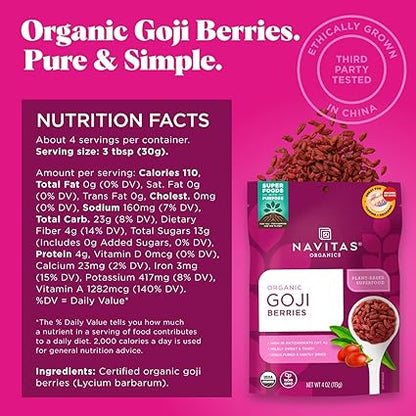 Organic Goji Berries by Navitas