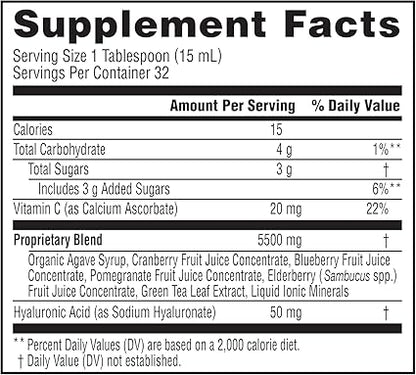 Liquid Hyaluronic Acid Blueberry by NeoCell