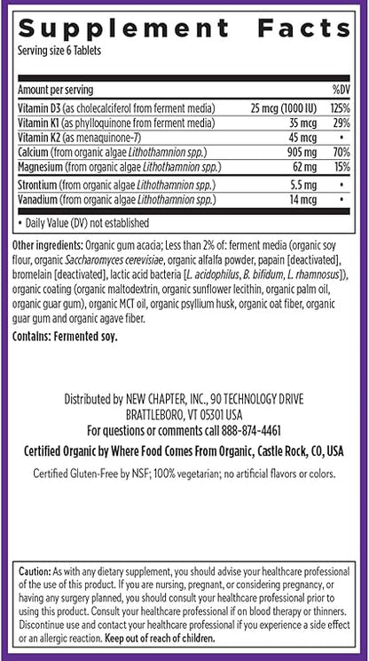 Bone Strength Tiny Tabs by New Chapter