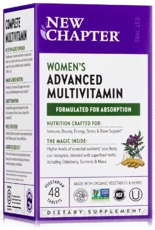 Women's Advanced Multivitamin Tablets by New Chapter
